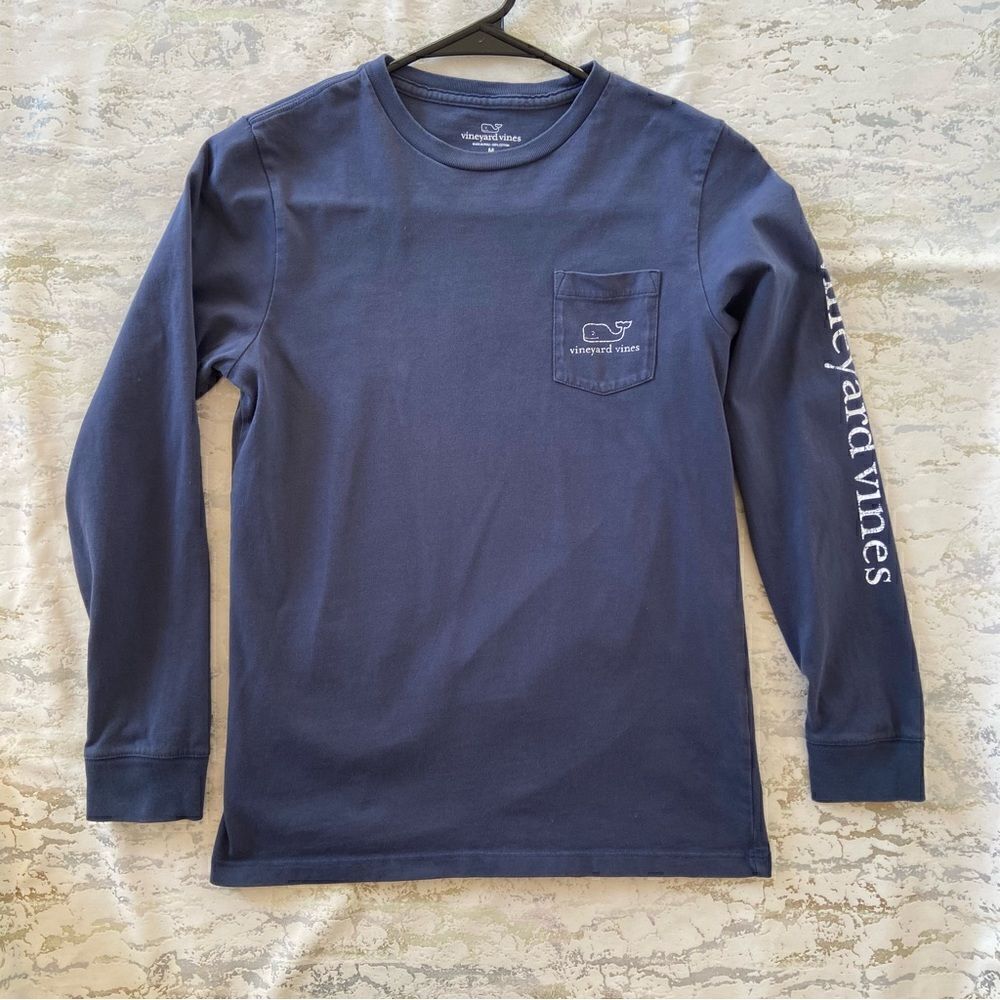 Vineyard Vines Long Sleeve Logo Whale Tee